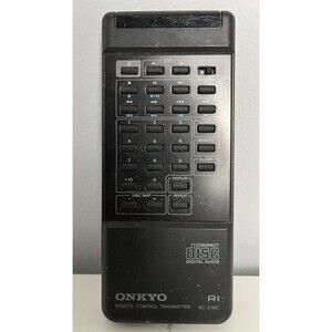 ONKYO RC-219C CD Remote Control Genuine OEM for DXC606, DXC606BHBL
